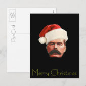Vrolijk kerstfeest feestdagenkaart (Voorkant / Achterkant)