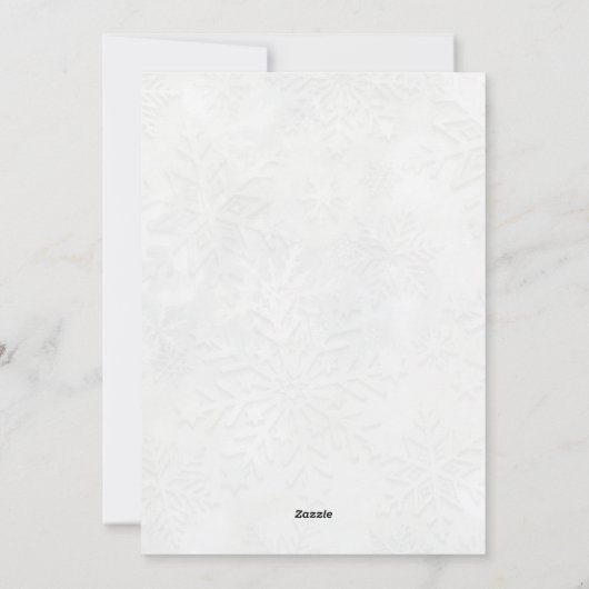 Vrolijk kerstfeest feestdagenkaart (Achterkant)