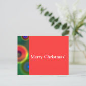 Vrolijk kerstfeest! feestdagenkaart (Staand voorkant)