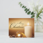 Vrolijk kerstfeest feestdagenkaart (Staand voorkant)