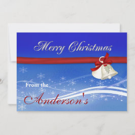 Vrolijk kerstfeest feestdagenkaart