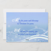 Vrolijk kerstfeest feestdagenkaart (Achterkant)