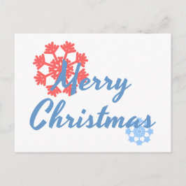 Vrolijk kerstfeest feestdagenkaart