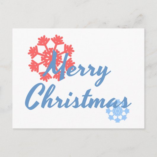 Vrolijk kerstfeest feestdagenkaart (Voorkant)