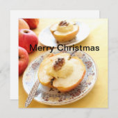 Vrolijk kerstfeest feestdagenkaart (Voorkant / Achterkant)