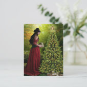 Vrolijk kerstfeest feestdagenkaart (Staand voorkant)