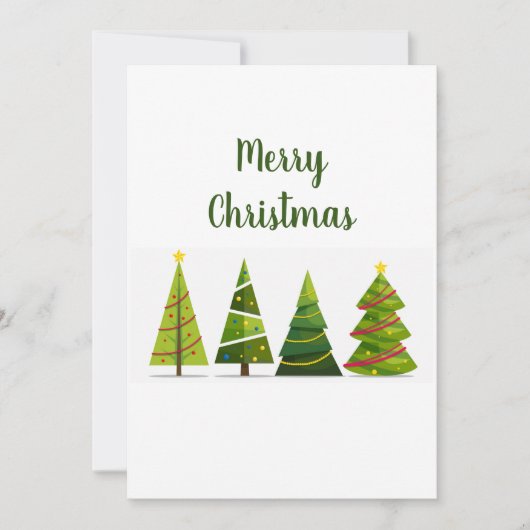 Vrolijk kerstfeest feestdagenkaart (Voorkant)