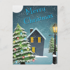 Vrolijk kerstfeest feestdagenkaart