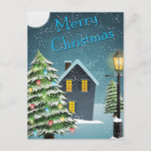 Vrolijk kerstfeest feestdagenkaart (Voorkant)