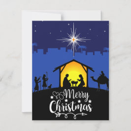 Vrolijk kerstfeest feestdagenkaart