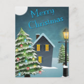 Vrolijk kerstfeest feestdagenkaart (Voorkant)