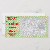 Vrolijk kerstfeest feestdagenkaart (Voorkant)