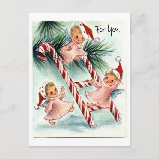 Vrolijk kerstfeest feestdagenkaart (Voorkant)