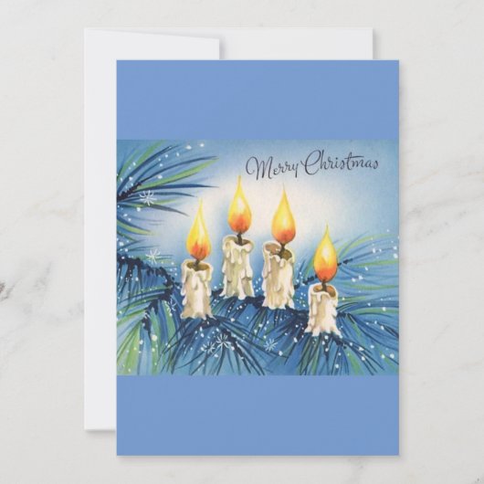 Vrolijk kerstfeest feestdagenkaart (Voorkant)