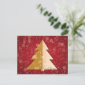Vrolijk kerstfeest feestdagenkaart (Staand voorkant)