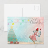 "Vrolijk kerstfeest" Feestdagenkaart (Voorkant / Achterkant)