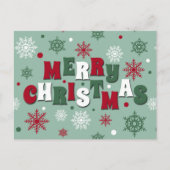 Vrolijk kerstfeest feestdagenkaart (Voorkant)