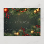 "Vrolijk kerstfeest" Feestdagenkaart (Voorkant)