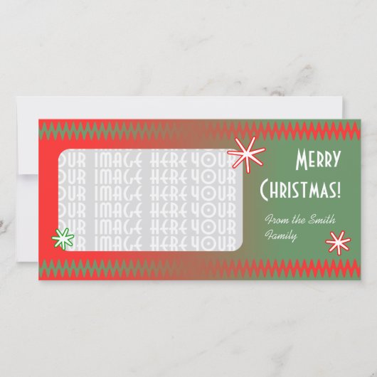 Vrolijk kerstfeest! feestdagenkaart (Voorkant)