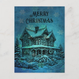 Vrolijk kerstfeest feestdagenkaart