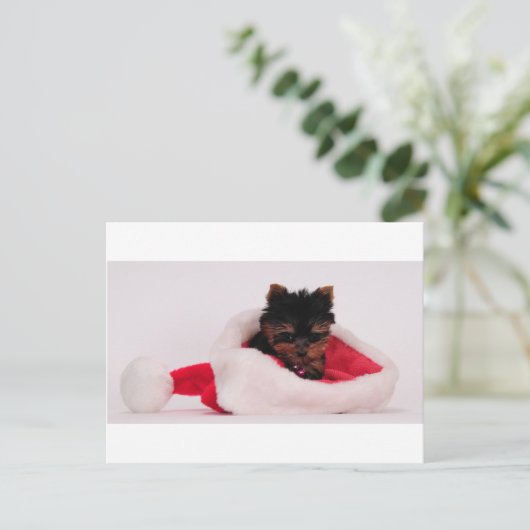 Vrolijk kerstfeest feestdagenkaart (Staand voorkant)