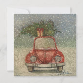 Vrolijk kerstfeest. feestdagenkaart (Voorkant)