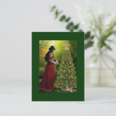 Vrolijk kerstfeest feestdagenkaart (Staand voorkant)