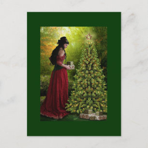 Vrolijk kerstfeest feestdagenkaart