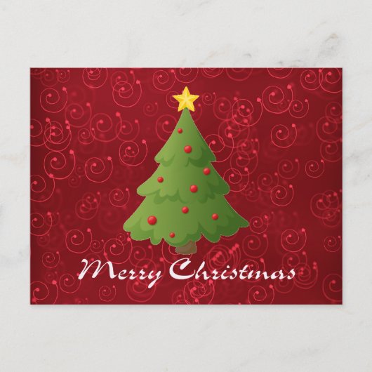Vrolijk kerstfeest feestdagenkaart (Voorkant)
