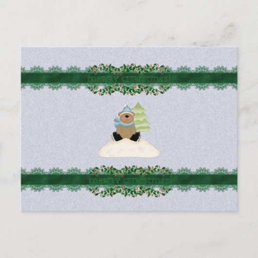 Vrolijk kerstfeest feestdagenkaart (Voorkant)