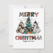 Vrolijk kerstfeest feestdagenkaart (Voorkant)