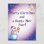 Vrolijk kerstfeest! feestdagenkaart (Voorkant)