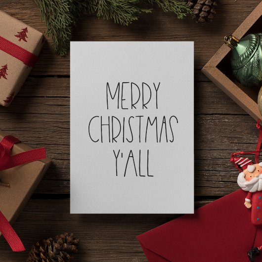 Vrolijk kerstfeest feestdagenkaart