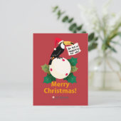 Vrolijk kerstfeest! feestdagenkaart (Staand voorkant)