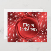 Vrolijk kerstfeest feestdagenkaart (Voorkant / Achterkant)