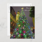 Vrolijk kerstfeest feestdagenkaart (Voorkant / Achterkant)