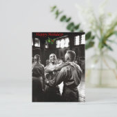 Vrolijk kerstfeest feestdagenkaart (Staand voorkant)