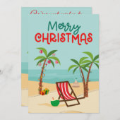 Vrolijk kerstfeest feestdagenkaart (Voorkant / Achterkant)