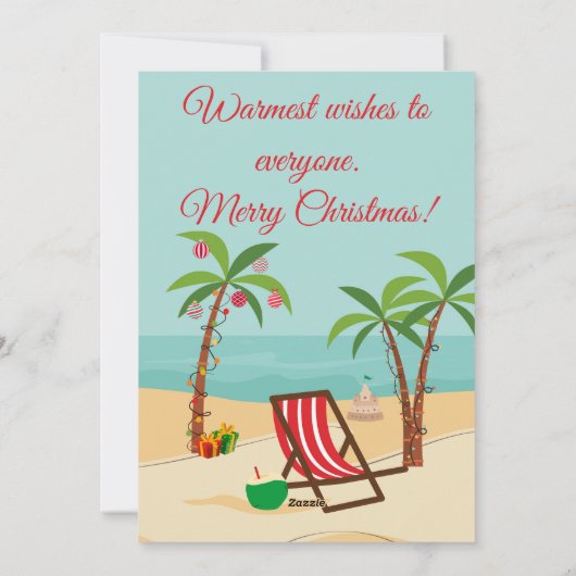 Vrolijk kerstfeest feestdagenkaart (Achterkant)