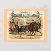 Vrolijk kerstfeest feestdagenkaart (Voorkant)