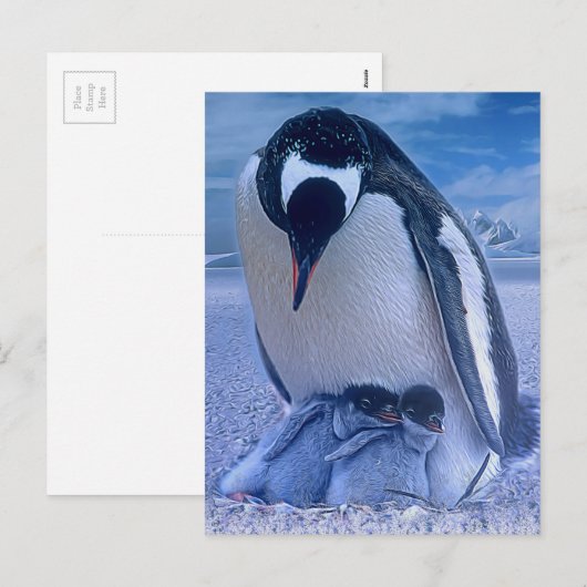 Vrolijk kerstfeest feestdagenkaart (Voorkant / Achterkant)