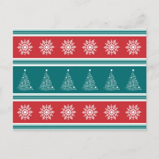 Vrolijk kerstfeest feestdagenkaart (Voorkant)