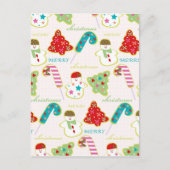 Vrolijk kerstfeest feestdagenkaart (Voorkant)