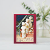 Vrolijk kerstfeest feestdagenkaart (Staand voorkant)