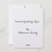 "Vrolijk kerstfeest" Feestdagenkaart (Achterkant)