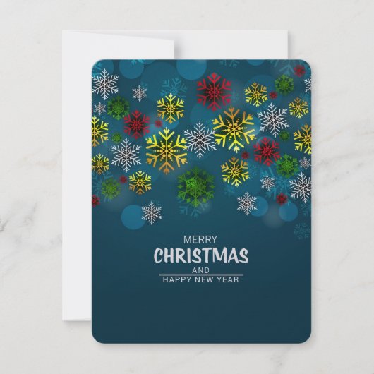 "Vrolijk kerstfeest" Feestdagenkaart (Voorkant)