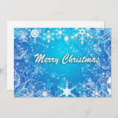 Vrolijk kerstfeest feestdagenkaart (Voorkant / Achterkant)