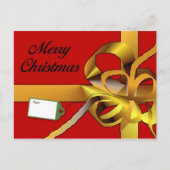 Vrolijk kerstfeest feestdagenkaart (Voorkant)