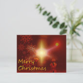 Vrolijk kerstfeest feestdagenkaart (Staand voorkant)