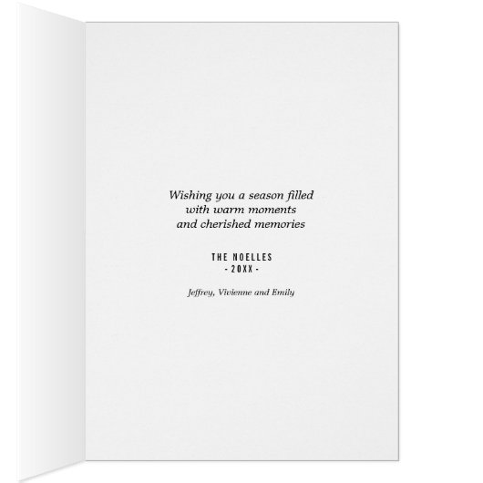 Vrolijk Kerstfeest Feestelijk gebladerte Art Deco (Binnen (Rechts))